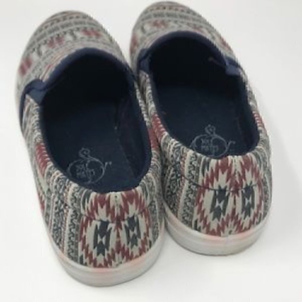sole mates aztec print slip on shoes size 8 - Picture 4 of 5